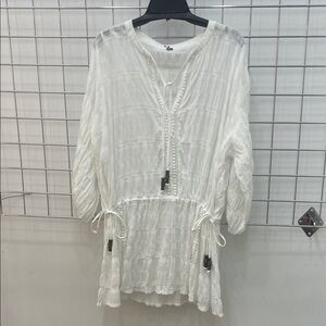 Young Fabulous & Broke White Swim Coverup